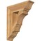 Ekena Millwork Balboa Traditional Rough Sawn Bracket, Western Red Cedar, 6"W x 22"D x 26"H BKT06X22X26BOA01RWR - alternate 1